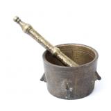Lot 241 Early Islamic Bronze Mortar & Pestle, 16th-17th C.