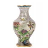 Lot 297 Chinese Plique-a-Jour Cloisonne Vase