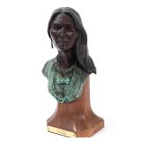 Lot 330 Bronze Bust by Susan Kliewer