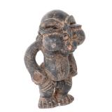Lot 1 Tikar Clay Pygmy Guardian Statue