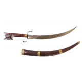 Lot 16 Moroccan Dagger & Scabbard