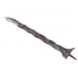 Lot 24 Etched Trophy Wavy Kris Blade, circa late 1800s