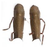 Lot 44 Brass Theatre Greaves for the Gladius, Victorian