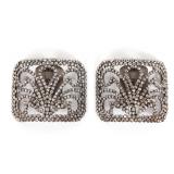 Lot 57 Pair of French Boucles de Chaussures Shoe Buckles