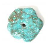 Lot 66 37 Gram Scalloped Turquoise Pendant