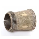 Lot 68 Antique Afghan Broad Bangle