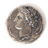 Lot 73 Greek Style Tetradrachm, Syracuse Coin