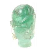 Lot 123 Gorgeous Light Green Fluorite Buddha Head, 1,207 grams
