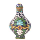 Lot 189 Chinese Cloisonne Snuff Bottle
