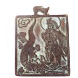 Lot 255 Chinese Bronze Talisman, Leader