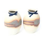 Lot 297 Chinese Decorative Porcelain Vases, Dessert Landscape