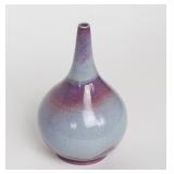 Lot 303 Chinese Purple Drip Glaze Vase