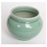 Lot 309 Chinese Caledon Glazed Porcelain Pot