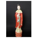 Lot 319 Chinese Porcelain Figure of Immortal He Xian Gu
