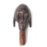 Lot 350 African Fang Head Post
