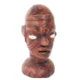 Lot 358 Bembe Ritual Vellum Wrapped Ancestor Head