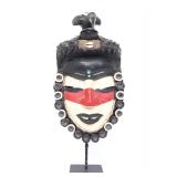 Lot 366 Painted African Dan Mask, Ex-Ambassador