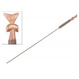 Lot 376 Songye Wood & Metal Staff