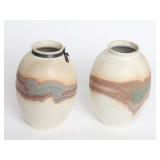 Lot 387 Pair of Decorative Ceramic Vases