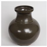 Lot 390 Decorative Green Glazed Vase