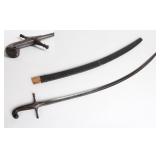 Lot 8 European Mameluke Sabre, 18th C. or Earlier