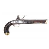 Lot 61 Large English Flintlock Pistol