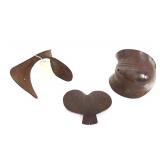 Lot 80 Medieval Couter Element of Armour, 3 Pieces
