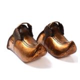 Lot 93 Lovely Early Pair of Peruvian Brass Stirrups