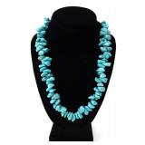 Lot 120 Beautiful Natural Turquoise Beaded Necklace