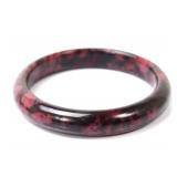 Lot 137 Gorgeous Natural Peach Blossom Jade Bangle