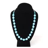 Lot 144 Stunning Aquamarine & Turquoise Necklace