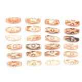 Lot 152 Twenty Four Wonderful Tibetan Dzi Beads