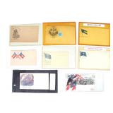 Lot 191 Group of Nine Union & Confederate Patriotic Envelopes, Civil War Era