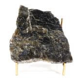 Lot 210 Wonderful Raw Biotite Mica Section on Stand