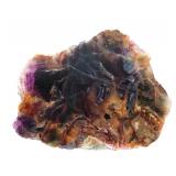 Lot 230 Stunning Rainbow Fluorite Slab with Stand