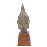 Lot 289 Thai Bronze Head of Buddha, Ayutthaya 18th C.