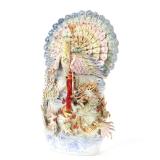 Lot 307 Chinese Porcelain Peacock & Dragon Statue