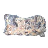 Lot 333 Chinese Bronze Bull Plaque
