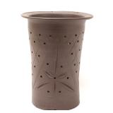 Lot 353 Chinese Porcelain Brown Glazed Orchid Pot