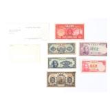 Lot 366 Group of Various Chinese Currency Bank Notes
