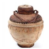 Lot 381 Gorgeous Handcrafted Storage Vessel, Philippines
