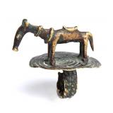 Lot 430 Dogon Gilt Bronze Ring of a Horse, 18th c.
