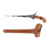 Lot 41 Indonesian Kris Dagger & Scabbard