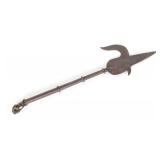 Lot 46 19th C. Steel Indian Elephant Goad Combination-Dagger