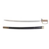 Lot 48 Imperial Russian Dragoon Shashka Sword, dated 1887