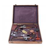 Lot 82 Cased Set of Liege Carriage Dueling Pistols