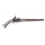 Lot 87 Ornate Turkish Silver Inlaid Flintlock