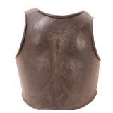 Lot 105 European Etched Armour Backplate, 18th c.