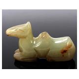 Lot 171 Chinese Miniature Jade Camel Pendant