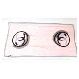 Lot 208 Lovely Silk Chanel Shawl, Pink  & Black